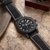 Men's Alloy Sports Watch With Round Dial Simple Pin Buckle Mineral Reinforced Glass Mirror Spiral Crown Belt Strap Stainless Steel Buckle Waterproof And Luminous
