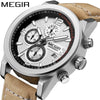 Men's Alloy Sports Watch With Round Dial Simple Pin Buckle Mineral Reinforced Glass Mirror Spiral Crown Belt Strap Stainless Steel Buckle Waterproof And Luminous
