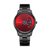 Men's Alloy Strap Automatic Movement Round Dial Waterproof Business Style Watch