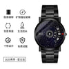 Men's Alloy Strap Automatic Movement Round Dial Waterproof Business Style Watch