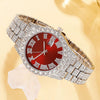 Men's Alloy Watch With Mineral Reinforced Glass Mirror Round Dial Casual Style