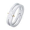 Men's Aluminum Personality Geometric Polish Bracelet