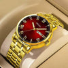 Men's Automatic Mobile Watch Steel Luminous Waterproof Calendar Business Style Round Dial