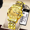 Men's Automatic Movement Waterproof Luminous Double Calendar Casual Business Style Watch With Alloy Strap And Stainless Steel Case