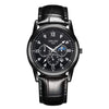 Men's Automatic Quartz Watch Steel Round Dial Luminous Waterproof