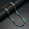 Men's Bohemian Geometric Beads And Crystal Hand Knitted Necklace