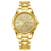 Men's Business Alloy Quartz Watch With Round Dial Waterproof Luminous
