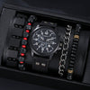 Men's Business Casual Watch With Alloy Case Imitation Leather Strap And Round Dial