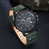 Men's Business Casual Watch With Alloy Case Imitation Leather Strap And Round Dial