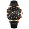 Men's Business Fashion Quartz Watch With Stainless Steel Case And Strap Round Dial