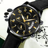 Men's Business Fashion Quartz Watch With Stainless Steel Case And Strap Round Dial