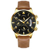 Men's Business Fashion Quartz Watch With Stainless Steel Case And Strap Round Dial