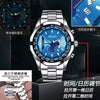 Men's Business Style Alloy And Stainless Steel Automatic Movement Round Dial Waterproof Luminous Watch