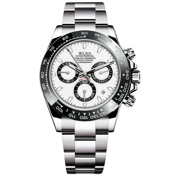 Men's Business Style Alloy And Stainless Steel Round Dial Hollow Fake Mechanical Watch With Luminous Calendar And Waterproof Function