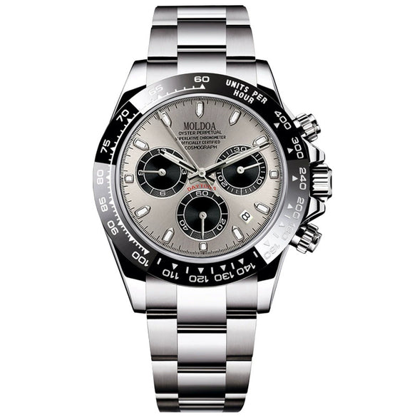 Men's Business Style Alloy And Stainless Steel Round Dial Hollow Fake Mechanical Watch With Luminous Calendar And Waterproof Function