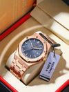 Men's Business Style Alloy And Stainless Steel Watch With Rhombus Dial And Mineral Reinforced Glass Mirror