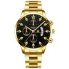 Men's Business Style Alloy Band Round Dial Quartz Watch With Scale Display