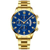 Men's Business Style Alloy Band Round Dial Quartz Watch With Scale Display