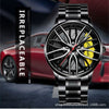 Men's Business Style Alloy Case Stainless Steel Strap Round Dial Waterproof Watch With Fully Automatic Movement