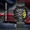Men's Business Style Alloy Case Stainless Steel Strap Round Dial Waterproof Watch With Fully Automatic Movement