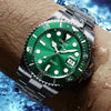 Men's Business Style Automatic Movement Stainless Steel Belt Waterproof Luminous Calendar Round Watch