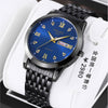 Men's Business Style Automatic Movement Watch Steel Case And Strap Round Dial Luminous Waterproof