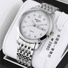 Men's Business Style Automatic Movement Watch Steel Case And Strap Round Dial Luminous Waterproof