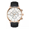Men's Business Style Belt Calendar Watch With Imitation Leather Strap Alloy Case And Round Dial