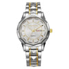 Men's Business Style Luminous Waterproof Double Calendar Quartz Watches Metal Case Stainless Steel Band Round Dial