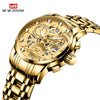 Men's Business Style Metal Case Stainless Steel Strap Round Dial Quartz Movement Waterproof Watch With Mineral Strengthened Glass Mirror