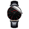 Men's Business Style Round Dial Alloy And Stainless Steel Quartz Watch With Printed Logo
