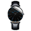 Men's Business Style Round Dial Alloy And Stainless Steel Quartz Watch With Printed Logo