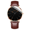 Men's Business Style Round Dial Alloy And Stainless Steel Quartz Watch With Printed Logo