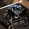 Men's Business Style Stainless Steel Automatic Movement Round Dial Waterproof Watch
