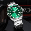 Men's Business Watch Alloy Case Stainless Steel Strap Round Dial