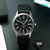 Men's Canvas Alloy Sports Casual Luminous Round Watch