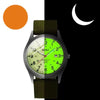 Men's Canvas Alloy Sports Casual Luminous Round Watch