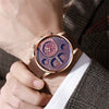 Men's Casual Alloy And Silicone Quartz Watch With Round Dial