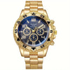 Men's Casual Alloy Case And Strap Quartz Watch With Round Dial And Mineral Reinforced Glass Mirror