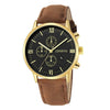 Men's Casual Alloy Case Quartz Belt Watches With Round Dial
