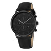 Men's Casual Alloy Case Quartz Belt Watches With Round Dial