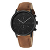 Men's Casual Alloy Case Quartz Belt Watches With Round Dial