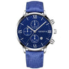 Men's Casual Alloy Case Quartz Belt Watches With Round Dial