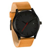 Men's Casual Business Style Alloy Belt Watch And Bracelet Threepiece Set With Round Dial