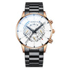 Men's Casual Quartz Watch Alloy Band Round Dial