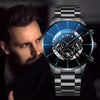 Men's Casual Quartz Watch Alloy Band Round Dial