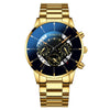 Men's Casual Quartz Watch Alloy Band Round Dial