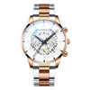 Men's Casual Quartz Watch Alloy Band Round Dial