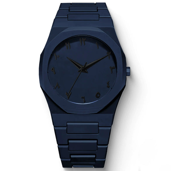 Men's Casual Quartz Watch Alloy Case Pvc Strap Stainless Steel Butterfly Buckle Round Dial