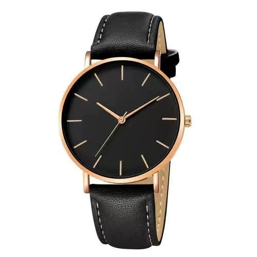 Men's Casual Quartz Watch With Stainless Steel Strap Alloy Case And Round Dial